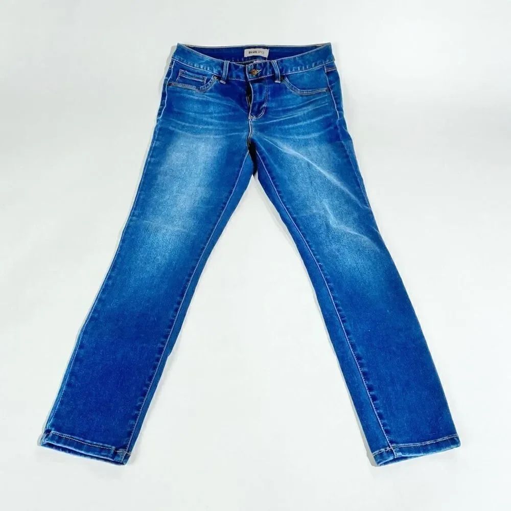 Blue spice stretch denim jean